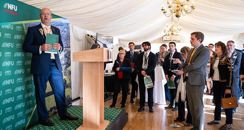 Tom Bradshaw addressing the BBF Day MP reception