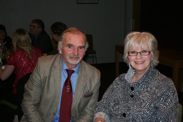 Alan and Fiona Alderson at the NFU Cumbria County Dinner_32421