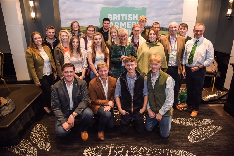 Students gathered at the NFU's fringe event