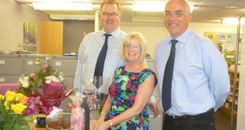 Mrs Sheila Skelton has decided retire from the NFU Cockermouth office_36047