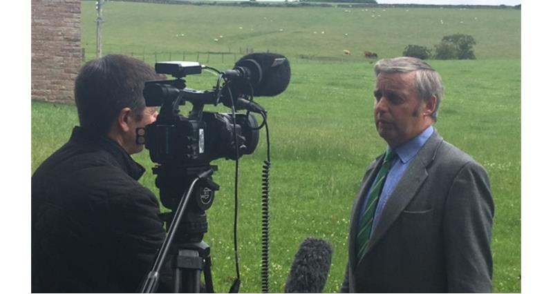 David Raine talks to ITV Border_35561