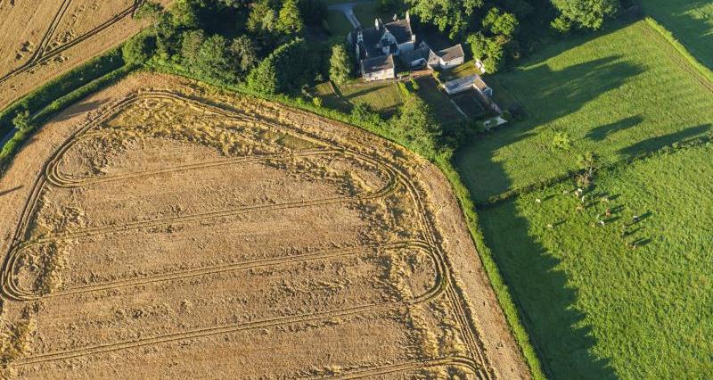 Aerial view of Cotswolds farm_16006