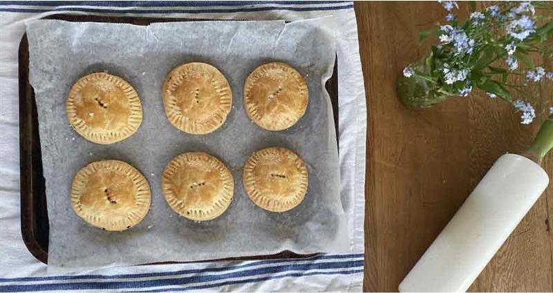 Little beef picnic pies with milk pastry