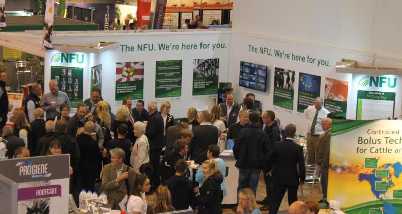 Busy NFU stand at UK Dairy Day 2017_46347